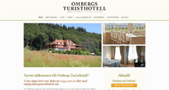 Desktop Screenshot of ombergsturisthotell.com